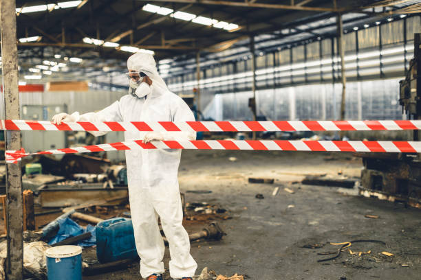 Professional Unattended Death Cleanup technician working in Leesburg, FL